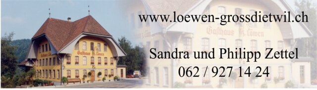 Löwen Grossdietwil, Sandra und Philipp Zettel